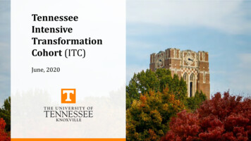 Tennessee Intensive Transformation Cohort (ITC)