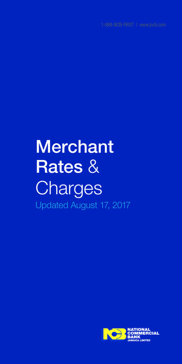 Merchant Rates Charges - Jncb 