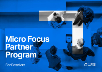 Micro Focus Partner Program - IT Best Of Breed