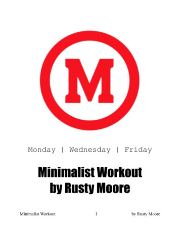 Minimalist Workout By Rusty Moore - Fitness Black Book