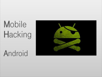 Mobile Hacking Android - OWASP
