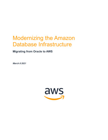 Modernizing The Amazon Database Infrastructure