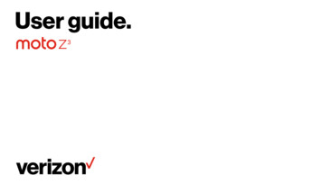 Moto Z3 User Guide - VZW
