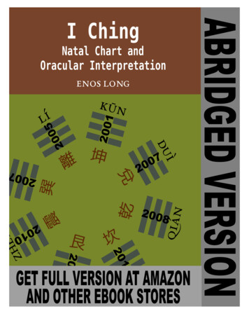 I Ching: Natal Chart And Oracular . - Sojourner Books