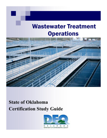 Wastewater Treatment Operations
