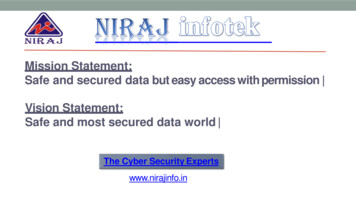 Mission Statement: Safe And Secured Data But Easyaccess Withpermission .