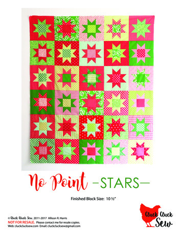 No Point Stars Free Pattern - Cluck Cluck Sew