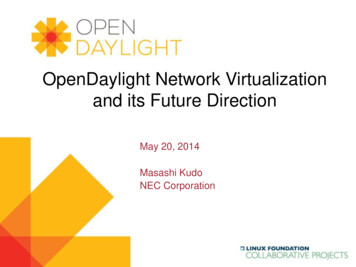 OpenDaylight Network Virtualization And Its Future Direction