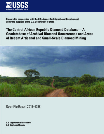 Ofr20181088.pdf - The Central African Republic Diamond Database—A .