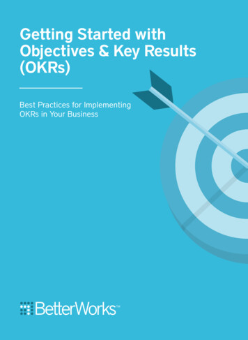 Getting Started With Objectives & Key Results (OKRs)