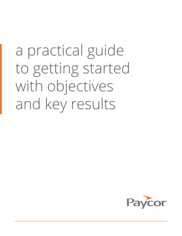 A Practical Guide To Getting Started With Objectives And .