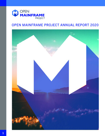 2019 YEAR REVIEW ANNUAL REPORT - Open Mainframe Project