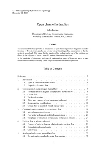 Open Channel Hydraulics - PE Civil Exam