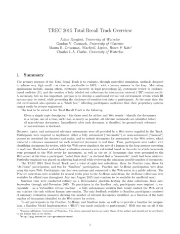 TREC 2015 Total Recall Track Overview