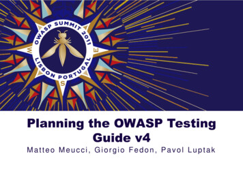 OWASP Testing Guide V4