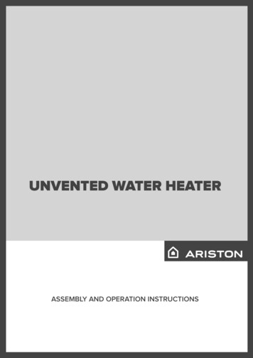 Unvented Water Heater