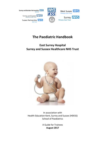 The Paediatric Handbook - SASH Education Campus