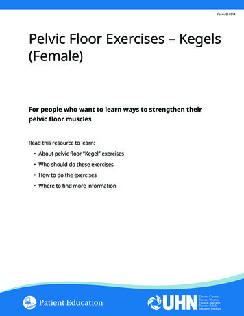 Pelvic Floor Kegel Exercises For Women