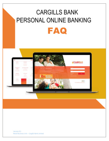Cargills Bank Personal Online Banking Faq