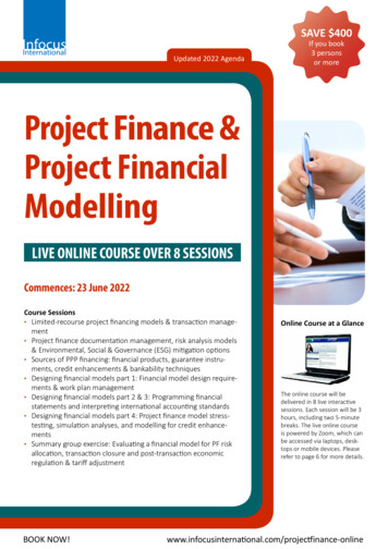 Project Finance & Project Financial Modelling