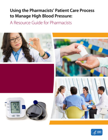 A Resource Guide For Pharmacists - Centers For Disease .
