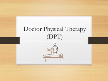 Doctor Physical Therapy (DPT) - Princeton University