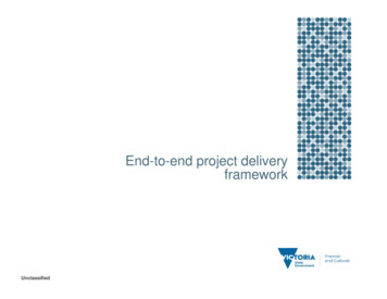 End-to-end Project Delivery Framework