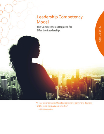 Leadership Competency Model