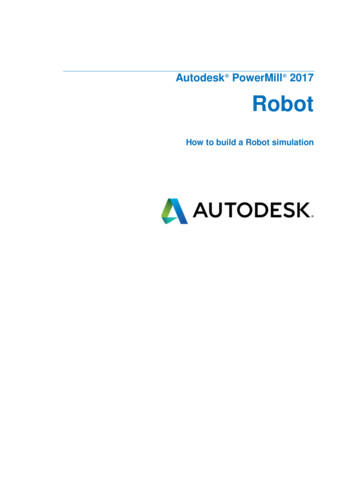 Autodesk PowerMill 2017 Robot