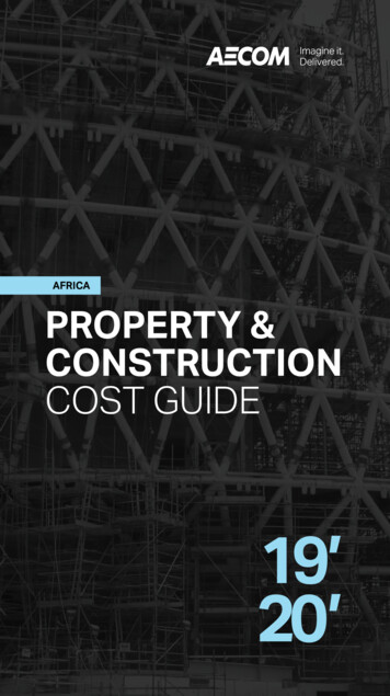 AFRICA PROPERTY & CONSTRUCTION COST GUIDE
