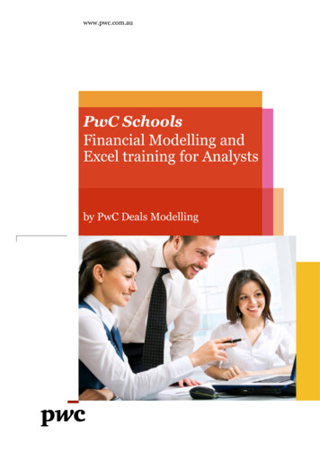 Financial Modelling And Excel Training For Analysts