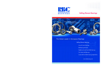RBC Aerospace Bearing Products Rolling Element Bearings