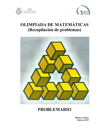 OLIMPIADA DE MATEMÁTICAS (Recopilación . - PROFE 