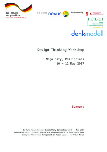 Design Thinking Workshop - ESCAP