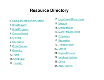 Resource Directory - Grant County Schools Home