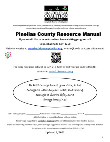 Pinellas County Resource Manual