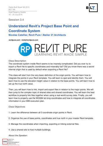 Understand Revit’s Project Base Point And Coordinate System