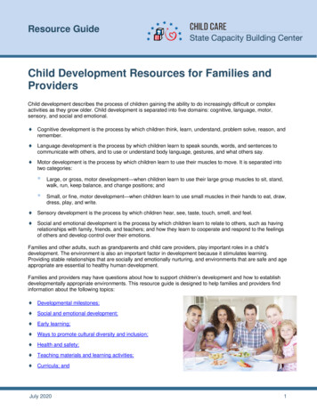 Child Development Resources For Families And Providers