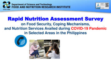 Rapid Nutrition Assessment Survey