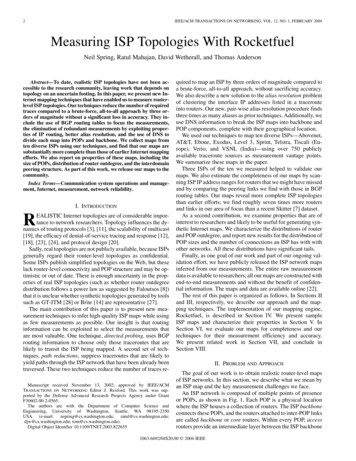 2 Ieee/Acm Transactions On Networking, Vol. 12, No. 1, February 2004 .