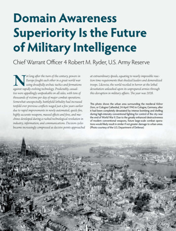 Domain Awareness Superiority Is The Future Of Military Intelligence