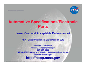 Automotive Specifications/Electronic Parts