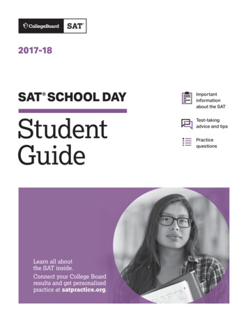 About The SAT Deut N T S Advice And Tips Test-taking .