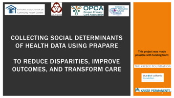 Collecting Social Determinants Of Health Data Using Prapare - Nachc