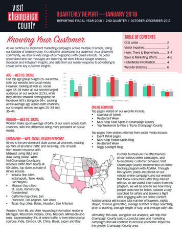 Knowing Your Customer - Visit Champaign County