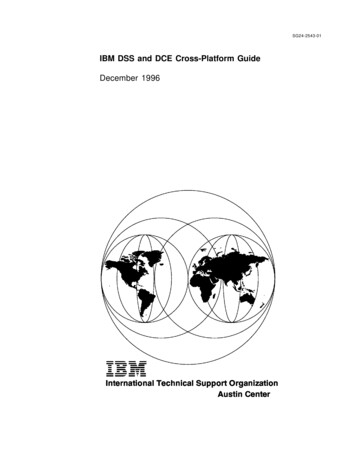 IBM DSS And DCE Cross-Platform Guide - PoC-Net