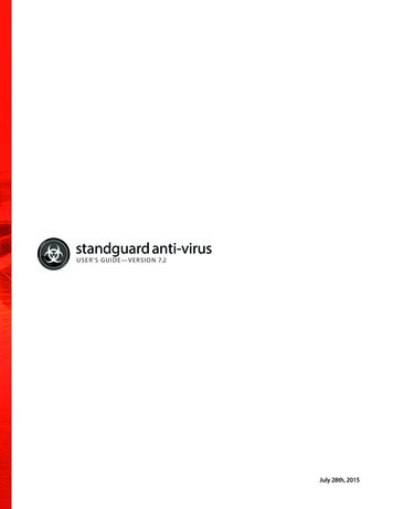 StandGuard Anti-Virus User's Guide - HelpSystems