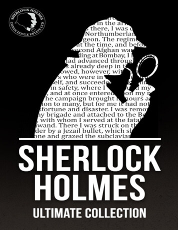 Sherlock Holmes: The Ultimate Collection - Weebly