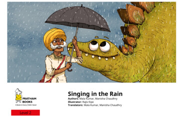Singing In The Rain - Free Kids Books