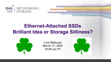 Ethernet-Attached SSDs Brilliant Idea Or Storage Silliness?